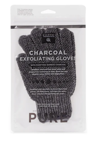 Purifying Exfoliating Gloves - Charcoal
